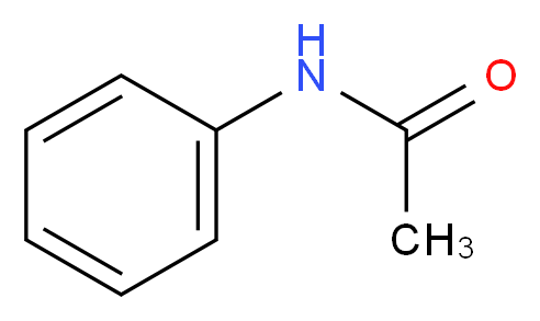 N-phenylacetamide_分子结构_CAS_103-84-4