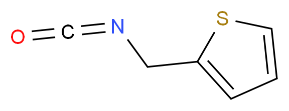 2-(isocyanatomethyl)thiophene_分子结构_CAS_71189-20-3