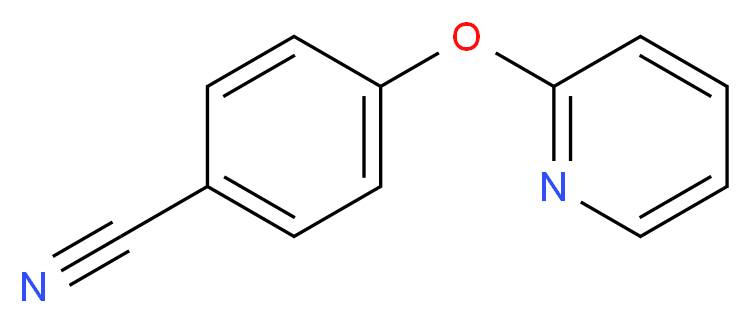 4-(pyridin-2-yloxy)benzonitrile_分子结构_CAS_270260-33-8)