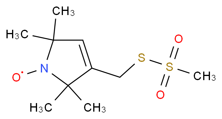 (1-Oxyl-2,2,5,5-tetramethyl-Δ3-pyrroline-3-methyl) Methanethiosulfonate_分子结构_CAS_81213-52-7)