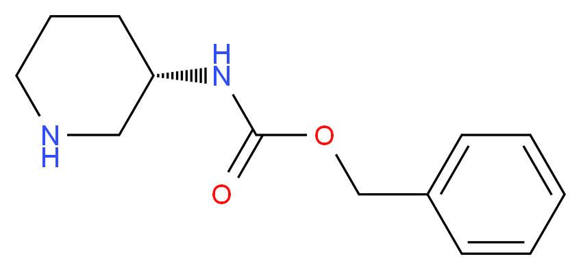 (S)-3-N-Cbz-Aminopiperidine_分子结构_CAS_478646-33-2)