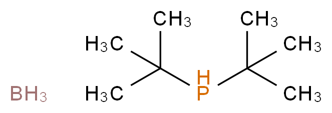 di-tert-butylphosphane borane_分子结构_CAS_128363-76-8