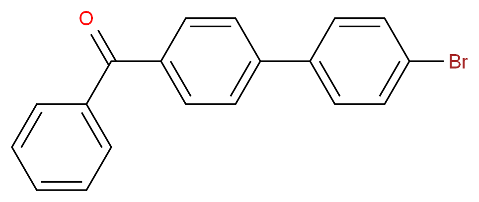 [4-(4-bromophenyl)phenyl](phenyl)methanone_分子结构_CAS_63242-14-8