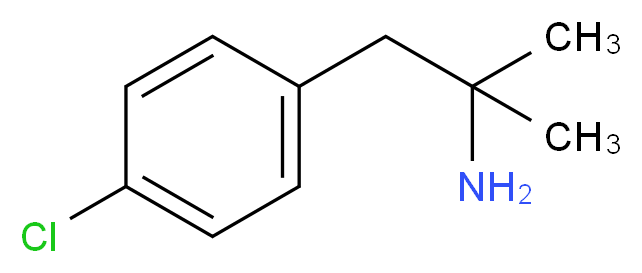 2-(4-CHLORO-PHENYL)-1,1-DIMETHYL-ETHYLAMINE_分子结构_CAS_151-06-4)