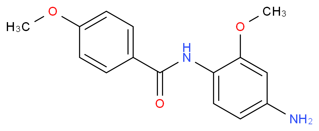 N-(4-Amino-2-methoxyphenyl)-4-methoxybenzamide_分子结构_CAS_)