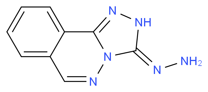 3-Hydrazino-s-triazolo[3,4-a]phthalazine_分子结构_CAS_21517-17-9)