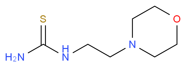 [2-(morpholin-4-yl)ethyl]thiourea_分子结构_CAS_122641-10-5