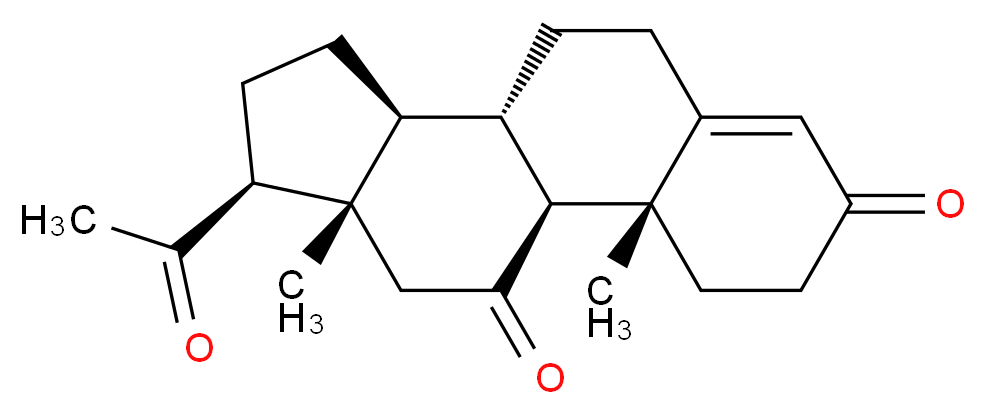 11-KETOPROGESTERONE_分子结构_CAS_516-15-4)