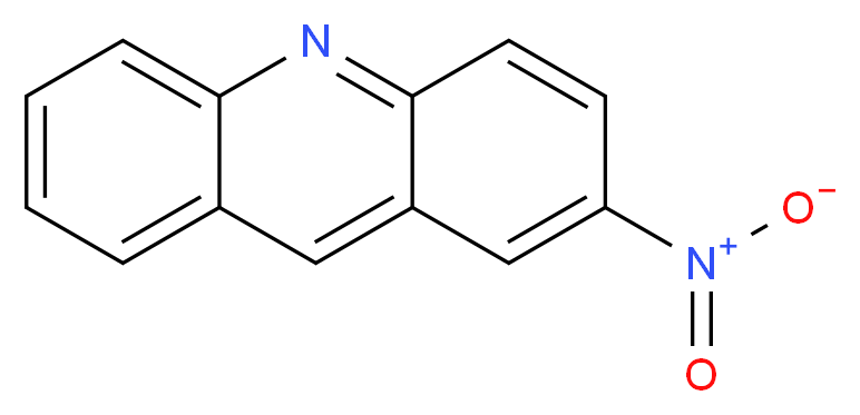 2-nitroacridine_分子结构_CAS_29808-81-9