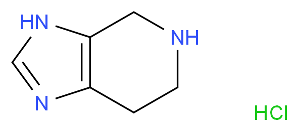 3H,4H,5H,6H,7H-imidazo[4,5-c]pyridine hydrochloride_分子结构_CAS_6882-74-2