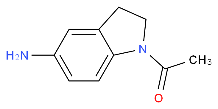 1-Acetyl-5-amino-2,3-dihydro-(1H)-indole_分子结构_CAS_4993-96-8)