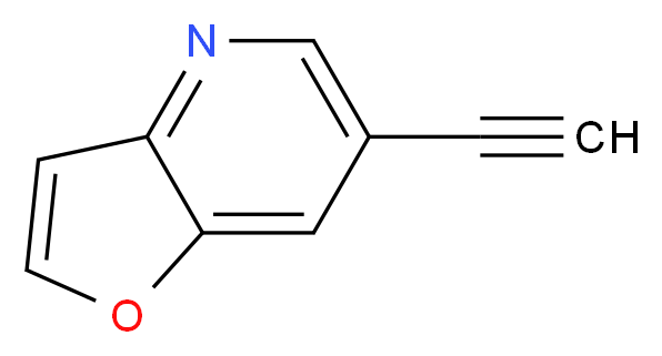 6-Ethynylfuro[3,2-b]pyridine_分子结构_CAS_1203499-35-7)