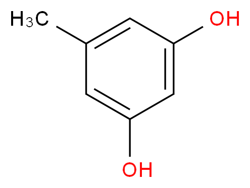 3,5-Dihydroxytoluene_分子结构_CAS_504-15-4)