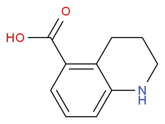 1,2,3,4-tetrahydroquinoline-5-carboxylic acid_分子结构_CAS_114527-54-7)