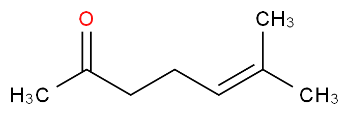 6-methylhept-5-en-2-one_分子结构_CAS_110-93-0