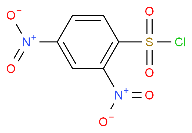 2,4-二硝基苯磺酰氯_分子结构_CAS_1656-44-6)