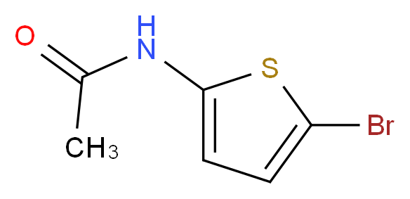 N-(5-bromothiophen-2-yl)acetamide_分子结构_CAS_68236-26-0