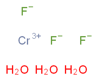 Chromium(III) fluoride trihydrate 98%_分子结构_CAS_16671-27-5)