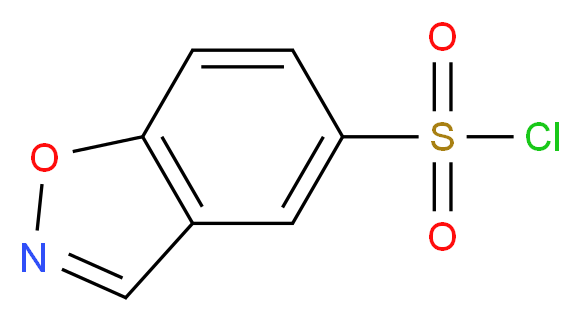 1,2-BENZISOXAZOLE-5-SULFONYL CHLORIDE_分子结构_CAS_16331-62-7)