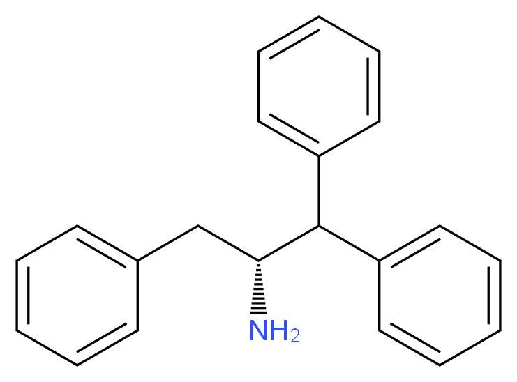 (2R)-1,1,3-triphenylpropan-2-amine_分子结构_CAS_94964-58-6