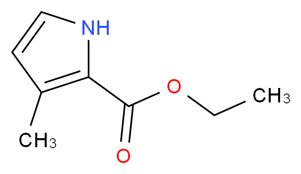 Ethyl 3-methyl-1H-pyrrole-2-carboxylate_分子结构_CAS_3284-47-7)