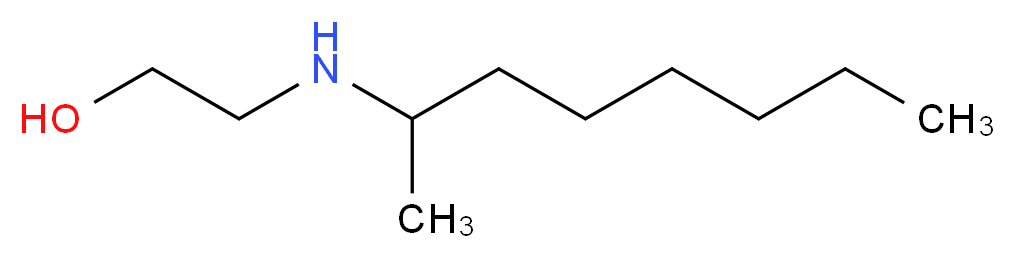 2-[(octan-2-yl)amino]ethan-1-ol_分子结构_CAS_26535-68-2