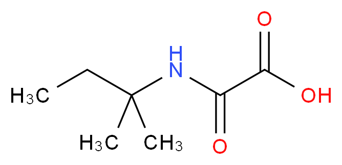 [(1,1-Dimethylpropyl)amino](oxo)acetic acid_分子结构_CAS_1015846-69-1)