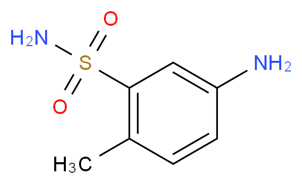 5-Amino-2-methylbenzenesulfonamide_分子结构_CAS_6973-09-7)