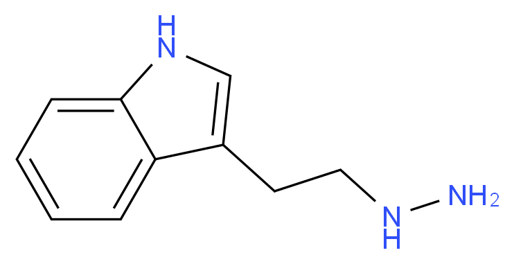 3-(2-hydrazinylethyl)-1H-indole_分子结构_CAS_21216-31-9)