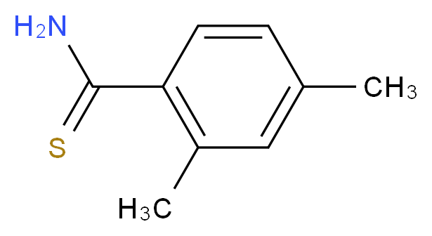 2,4-dimethylbenzene-1-carbothioamide_分子结构_CAS_57182-70-4