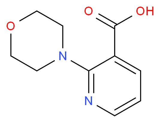 2-(4-Morpholino)nicotinic acid_分子结构_CAS_423768-54-1)