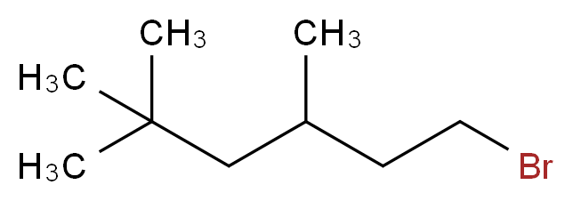 1-bromo-3,5,5-trimethylhexane_分子结构_CAS_50915-80-5