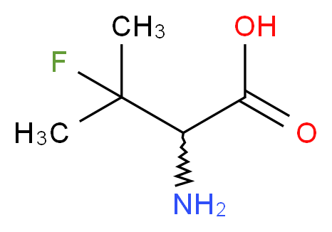 2-amino-3-fluoro-3-methylbutanoic acid_分子结构_CAS_43163-94-6