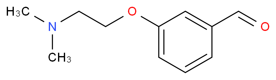 3-[2-(dimethylamino)ethoxy]benzaldehyde_分子结构_CAS_81068-25-9)