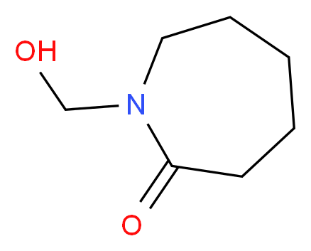 1-(hydroxymethyl)azepan-2-one_分子结构_CAS_13088-64-7