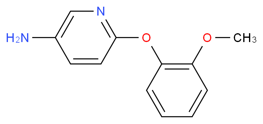 6-(2-methoxyphenoxy)pyridin-3-amine_分子结构_CAS_305801-17-6)