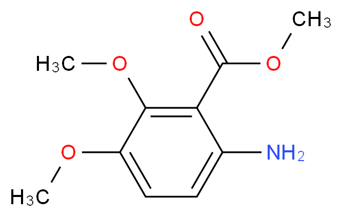 methyl 6-amino-2,3-dimethoxybenzoate_分子结构_CAS_128823-83-6)