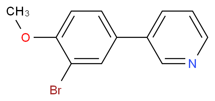 3-(3-Bromo-4-methoxyphenyl)pyridine_分子结构_CAS_914349-55-6)