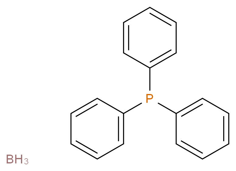 硼烷三苯基膦络合物_分子结构_CAS_2049-55-0)