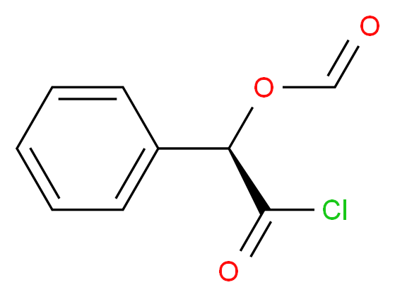 (R)-2-Chloro-2-oxo-1-phenylethyl formate_分子结构_CAS_29169-64-0)