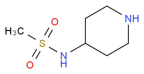 N-piperidin-4-ylmethanesulfonamide_分子结构_CAS_70724-72-0)