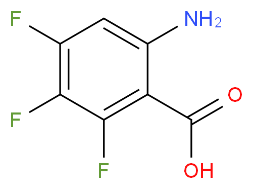 6-amino-2,3,4-trifluorobenzoic acid_分子结构_CAS_1196151-13-9