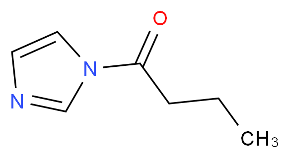 1-(1H-imidazol-1-yl)butan-1-one_分子结构_CAS_4122-54-7