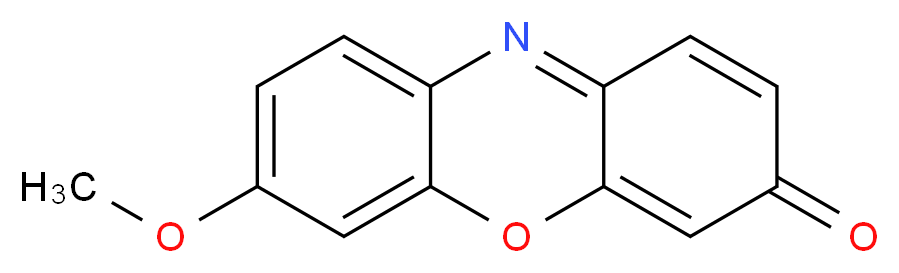 7-Methoxy-3H-phenoxazin-3-one_分子结构_CAS_5725-89-3)