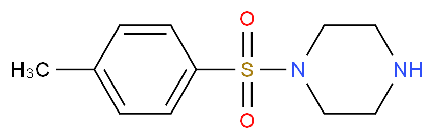 1-(Toluene-4-sulfonyl)-piperazine_分子结构_CAS_27106-51-0)