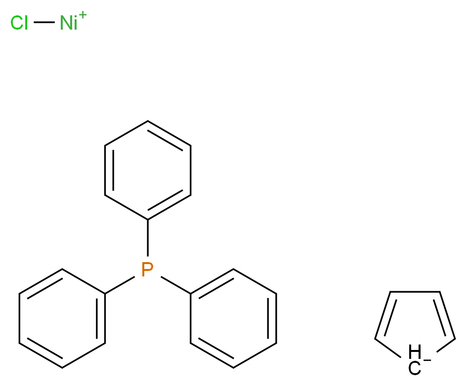 chloronickelylium; cyclopenta-2,4-dien-1-ide; triphenylphosphane_分子结构_CAS_31904-79-7