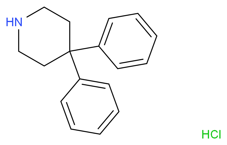 4,4-Diphenylpiperidine hydrochloride_分子结构_CAS_63675-71-8)