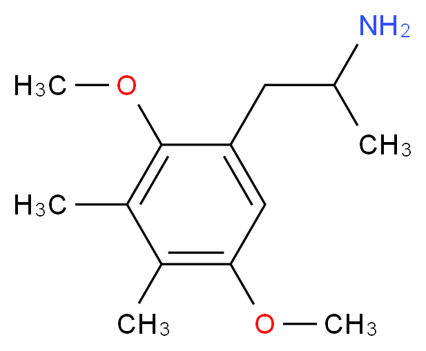 1-(2,5-dimethoxy-3,4-dimethylphenyl)propan-2-amine_分子结构_CAS_207740-37-2