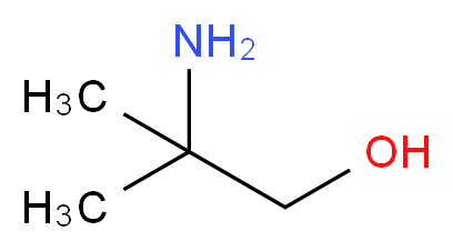 2-amino-2-methylpropan-1-ol_分子结构_CAS_124-68-5