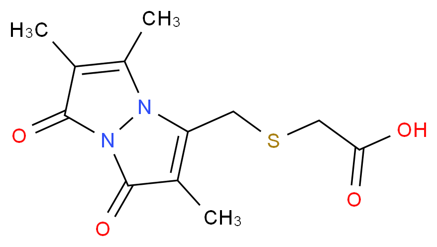 Bimane mercaptoacetic acid_分子结构_CAS_119843-35-5)